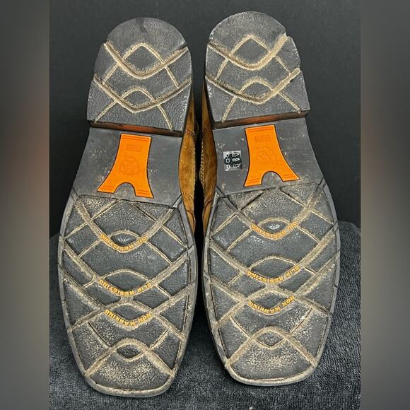 Ariat Round Toe ASTM F2892-18 EH Cowboy Western Leather Work Boots 10 D - Picture 9 of 10